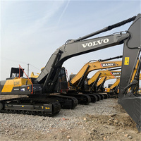 Excavator Volvo EC240 EC240D Bekas, Chassis yang Diperkuat, Track Shoe 600mm untuk Lokasi Konstruksi Tambang