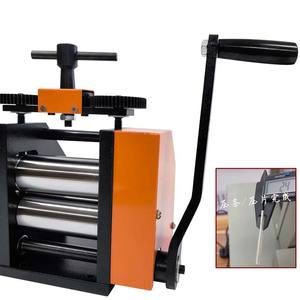 เครื่องรีดโลหะเครื่องทำเครื่องประดับ-เครื่องกดครึ่งวงกลมสี่เหลี่ยมสำหรับสร้อยข้อมือทอง/เงินการขึ้นรูปแท่งวาดลวด - Product Image 3