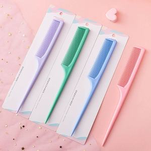 Peine de Cola de Rata Portátil al por Mayor, Peine de Plástico para Peinar y Estilizar el Cabello con Mango Delgado - Product Image 2