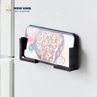 Support magnétique réglable pour téléphone et tablette pour réfrigérateur de cuisine Aimant permanent en néodyme Taille latérale compatible
