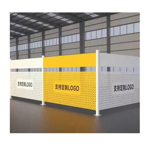 Özel baskılı açık reklam afişler ekran kiti yeni tasarım paslanmaz çelik sütun kapak için Cafe rüzgar bariyer Minimum - Product Image 6