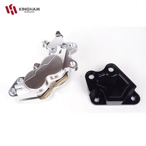 KINGHAM Motorcycle Front Caliper 4p For Motorcycle Nmax Aerox 4 Piston Spot Goods Motorcycle Parts Accessories Front Kaliper