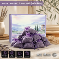 Sachets de lavande séchée pour tiroirs, désodorisant de placard, anti-mites, aromathérapie, coffret cadeau, vente en gros, usine OEM