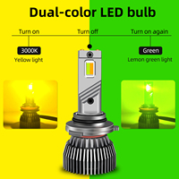 Luz Antiniebla LED de Doble Color 120W CSP3570 H10 9145 9006 880 881 H27 PSX24W 5202 PSX26W P13W Amarillo Verde 12V 24V Fabricante Cabnus