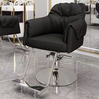 Chaises de salon de coiffure hydrauliques pour femmes, chaises de barbier pour la coupe de cheveux