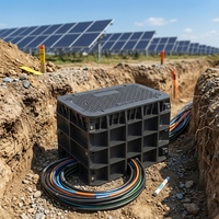 Couvercle de regard en PRV D400 900mm pour station-service, haute résistance, certifié ISO9001, norme EN124, marque GENEMAT