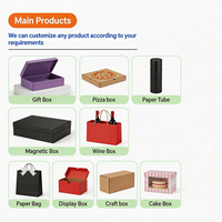Boîte d'expédition en carton ondulé imperméable en papier kraft imprimé sur mesure, gaufrage, laminage mat, emballage écologique pour le commerce électronique