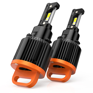 Faro <span class=keywords><strong>LED</strong></span> Auto <span class=keywords><strong>H15</strong></span> 12V con Triplo Chip in Rame Seoul, Decodificatore e Ventola di Raffreddamento, Impermeabile IP68 - Product Image 2