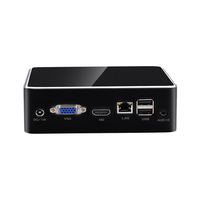 Nuevo J4125 Mini PC Quad Core DDR4 RAM MSATA SSD Pantalla 4K de baja potencia Win10/11 1000M LAN 6 * Computadora portátil USB