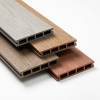Installation Facile, Nouveau, Durable, Personnalisé, Anti-Corrosion, Antidérapant, Embossé 3D, Écologique, WPC Carbone Profond, Traditionnel, à Emboîtement
