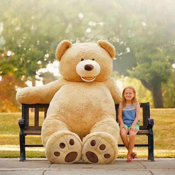 Gli stati uniti portano giocattoli di peluche orso super-size/giocattoli di peluche gigante grande grande orsacchiotto 100 cm160cm 200cm 260cm 320cm