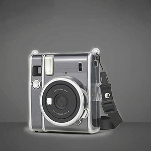 Sac rigide pour <span class=keywords><strong>appareil</strong></span> <span class=keywords><strong>photo</strong></span> <span class=keywords><strong>Instax</strong></span> <span class=keywords><strong>Mini</strong></span> <span class=keywords><strong>40</strong></span>, protection avec sangle pour FUJIFILM (transparent) - Product Image 5
