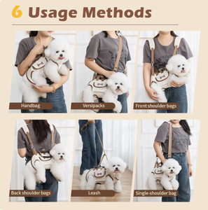 GLIWAY Multifunctional portable crossbody bag for cats and dogs, travel shoulder bag for pets, breathable carry bag for pets - Product Image 2