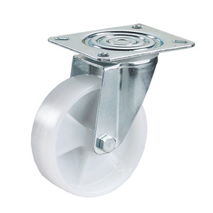 X Line <b>Caster</b> <b>Wheels</b> Monolithic Polyamide <b>Wheel</b> with ZincatedStamped Plate Support Rotating Bracket - Product Image 1