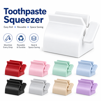 Distributeur de tubes multifonctionnel en gros pour dentifrice, crème, peinture, avec poignée, multicolore