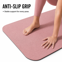 Tapis de sol rectangulaire en PU extra épais, couleur personnalisée, antidérapant, anti-transpiration, large et long, pour la physiothérapie à domicile