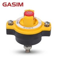 Nouveau modèle 153 Disjoncteur DC 48V à réinitialisation manuelle, bimétallique, IP67, pour voiture, marine, camion, camping-car, 10A 20A 30A 40A 50A 60A 70A
