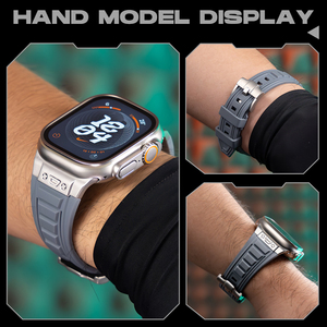 <span class=keywords><strong>Bracelet</strong></span> de montre en silicone BEEFLYPOWER pour hommes, respirant, idéal pour l'été, compatible avec les nouvelles <span class=keywords><strong>Apple</strong></span> <span class=keywords><strong>Watch</strong></span> S11, 10, 9/8/7/6/5, accessoires - Product Image 6