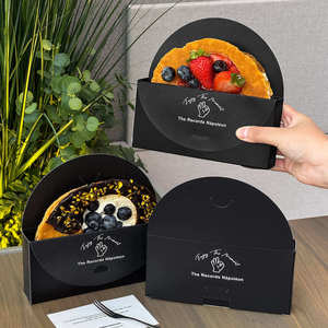 Food Grade Double Opening Paper Pastry Box for Bakery Cake Muffin Donut Cookie Dessert and <b>Sweet</b> <b>Packaging</b> Solution - Product Image 5