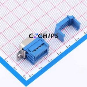 DS1036-03-09FPU2-YT D-Sub/VGA Connector Through hole Component (THT) Connector Standard D-Sub Female 9P IDC - Product Image 2