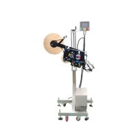 Machine d'étiquetage linéaire automatique Zhongjie pour bouteilles en plastique/verre, cartons et canettes, système de capsulage d'autocollants polyvalent