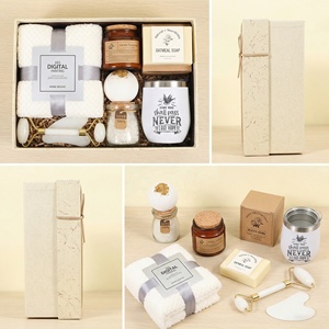 <span class=keywords><strong>Cesta</strong></span> de <span class=keywords><strong>Regalo</strong></span> Lunaire de Lujo para Spa para Mujeres, Set de Cuidado Personal con Vela Aromática, Bomba de Baño, Rodillo de Jade y Vaso Térmico, Regalos de Relajación - Product Image 6