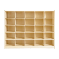 Meubles Montessori pour enfants d'âge préscolaire, étagère organisateur en bois moderne pour le salon, sac d'école, casiers, garderie