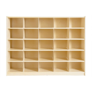 Muebles Montessori para preescolar, estante organizador de madera moderno para sala de estar, mochila escolar para niños, casilleros, guardería - Product Image 3