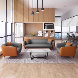 Sofá DE OFICINA DE MADERA Simple moderno, mesa de centro de lujo, pequeña área de descanso de ocio para negociación comercial, muebles de <span class=keywords><strong>restaurante</strong></span> - Product Image 1