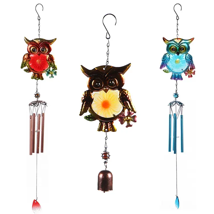 บ้านสวนตกแต่ง Windchimes Wind Chimes โลหะ Nordic Wind Chime สัตว์ Wind Chimes สำหรับภายนอก