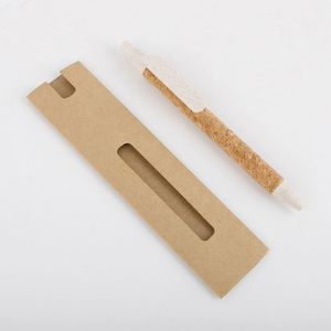 Juego de Bolígrafos Ecológicos de Corcho y Bolígrafos Reciclados con Tinta Negra, Productos Sostenibles para Escribir o Tomar Notas, Material de Paja de Trigo - Product Image 4