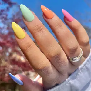 Tırnak tedarikçisi uv tırnak jeli lehçe jel uv ongle solid nel düz renk macaron yüksek pigment oje jel