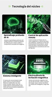 Clasificador de color de pistachos con IA de 2 canales para Smart, 99.9% de precisión, grado industrial, aprendizaje profundo, levitación magnética, control remoto por APP, 220V