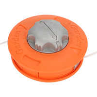 Tête de coupe universelle pour tondeuse à gazon, accessoires de désherbage, sans démontage, avec déclenchement automatique du fil, fil d'acier et corde en nylon