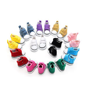 Directo de fábrica muñecas BJD accesorios de algodón 5cm y 20cm zapatos de lona con cinta mágica Mini estilo de juguete zapatos de lona muñecas - Product Image 4