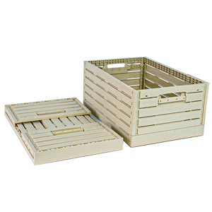 Nesting Wood Folding Storage Box For Clothing Store Wardrobe Clothes Organizer