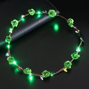Diadema con Corona <span class=keywords><strong>de</strong></span> Flores LED <span class=keywords><strong>de</strong></span> Colores, <span class=keywords><strong>Aro</strong></span> Luminoso para el Cabello, Juguete Decorativo para Fiestas - Product Image 5