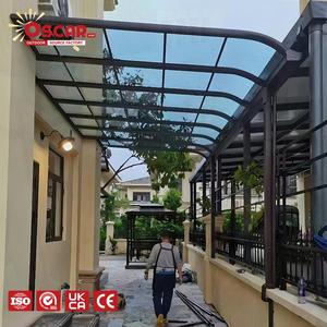 Auvent de balcon pour usage <span class=keywords><strong>extérieur</strong></span>, isolation thermique, installation facile, auvent moderne pour jardin, patio, véranda - Product Image 1