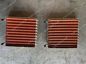 Intercambiador de calor de aleta de cobre de tubo Ss316L Vrs13 Vrs23 Vrs33 para sistema de refrigeración, depilación láser de diodo, aplicación de máquina de belleza - Product Image 2