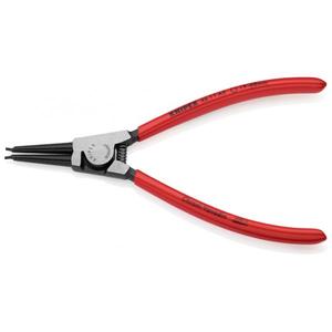 KNIPEX - 46 11 A1 SB Alicates Circlip para circlips externos en ejes negro atramentado, cabeza pulida, mangos recubiertos de plástico ST - Product Image 1