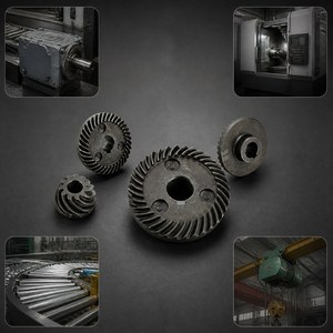 Kit de Engranajes Cónicos Espirales Personalizados OEM para <span class=keywords><strong>Makita</strong></span> 9555NB 9557NB 9558NB |   Engranaje de Acero de Alta Resistencia de 48x12 mm, Personalizado y No Estándar - Product Image 4