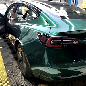 Film de protection de voiture en vinyle coulé PET PVC TPU, vert agate brillant, qualité supérieure, vente directe usine, rouleau complet 1,52x18M/5x60FT - Product Image 5