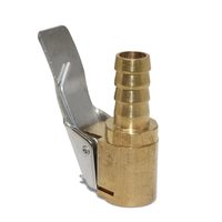 Adaptateur de pompe à air en laiton de 6 mm et 8 mm, buse de valve de pneu pour gonflage avec embout de tuyau de lave-auto et fonctions de réparation