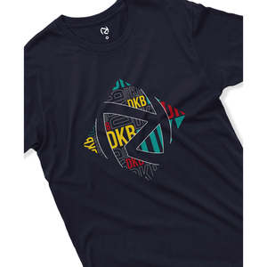 T-shirt con Logo quadrato Unisex per abbigliamento sportivo o Casual - Product Image 1