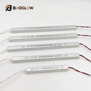 ไดรเวอร์ไฟ LED ฉุกเฉิน 24W 36W 48W 60W 72W AC176-264 DC12 24V 2A 6A สำหรับไฟติดผนังภายนอกอาคาร สายไฟ LED 100 เมตร กล่องไดรเวอร์ไฟ LED - Product Image 1