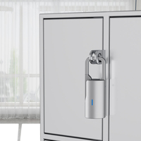 Cadenas intelligent Tuya à empreinte digitale, étanche IPX5, contrôle via application Bluetooth, verrouillage biométrique pour casier de gym, valise, sac à dos - Vente en gros