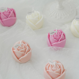 Velas aromáticas de rosas, cera de soja mezclada, hechas a mano, regalo romántico para el Día de la Madre - Product Image 2