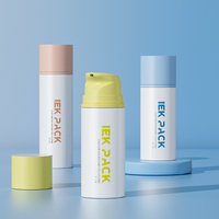 Bouteilles d'emballage de lotion écologiques en PP+PE avec pompe sans air 50ml/100ml/150ml/capacités personnalisées Contenants cosmétiques de luxe pour soins de la peau
