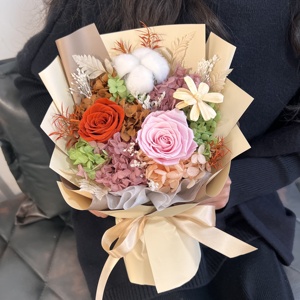 Ramo de Flores Eternas al por Mayor, Rosa Preservada Premium y Regalo Floral para Cumpleaños, Año Nuevo, Graduación, Novia, Esposa, San <span class=keywords><strong>Valentín</strong></span>, Para Siempre - Product Image 1