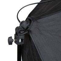 Boîte à lumière de studio photo professionnelle 50x70cm (20" x 28") portable rectangulaire à tête unique pour ampoules 85W 175W